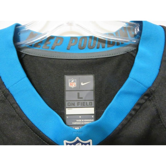 Carolina Panthers Sam Darnold Nike Black Player Game Jersey Sz L Authentic NWOT - Picture 4 of 9